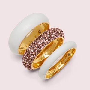 Kate Spade ♠️ Pave Ring set NWT